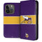 NFL Minnesota Vikings Zone Block iPhone 15 Pro Folio Case